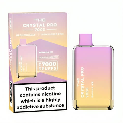 The Crystal Pro 7000 Disposable Vape Puff Pod Box of 10 - Vapeareawholesale