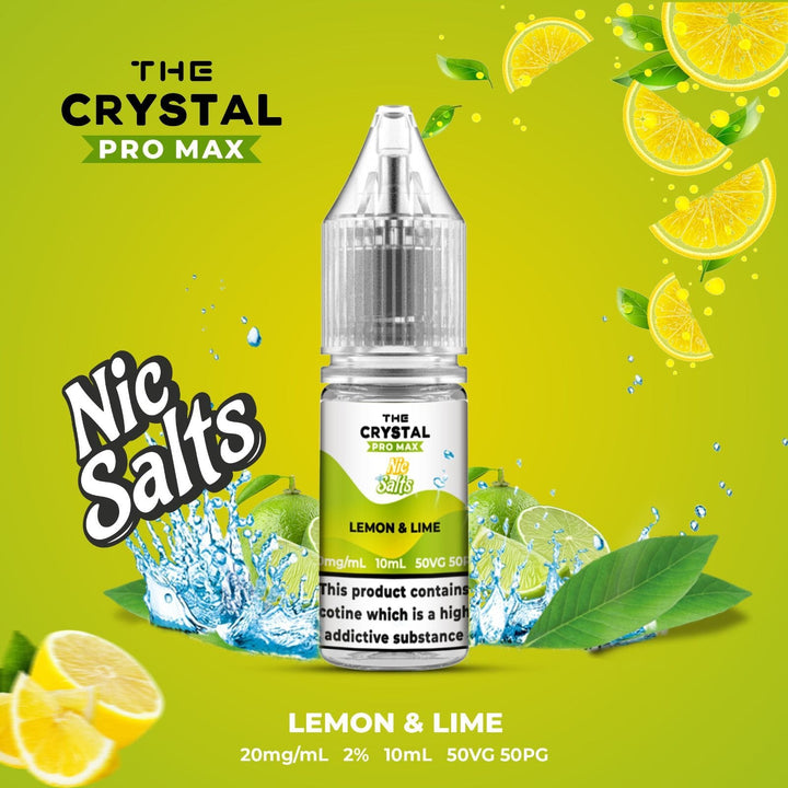 The Crystal Pro Max Vape Nic Salts 10ml - Box of 10 - Vapeareawholesale