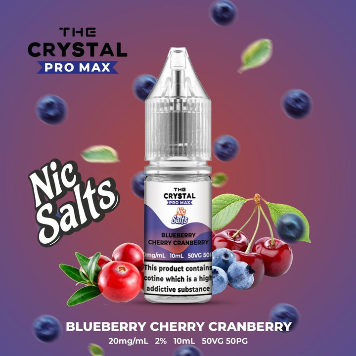 The Crystal Pro Max Vape Nic Salts 10ml - Box of 10 - Vapeareawholesale