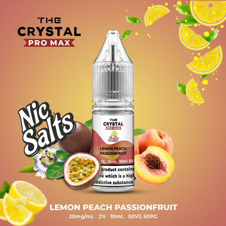 The Crystal Pro Max Vape Nic Salts 10ml - Box of 10 - Vapeareawholesale