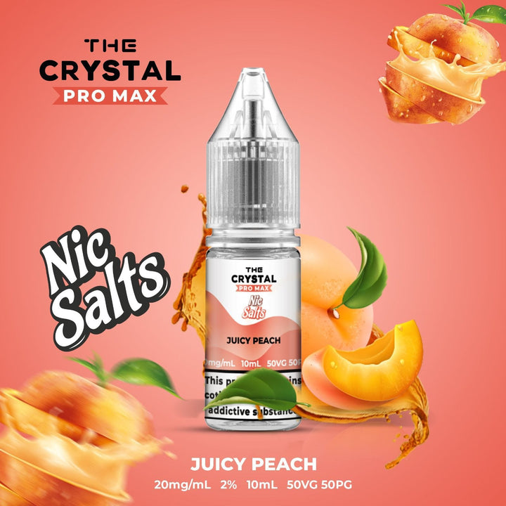 The Crystal Pro Max Vape Nic Salts 10ml - Box of 10 - Vapeareawholesale