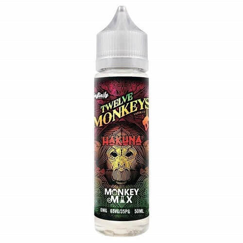 Twelve Monkeys Shortfill 50ml E-Liquid - Vapeareawholesale