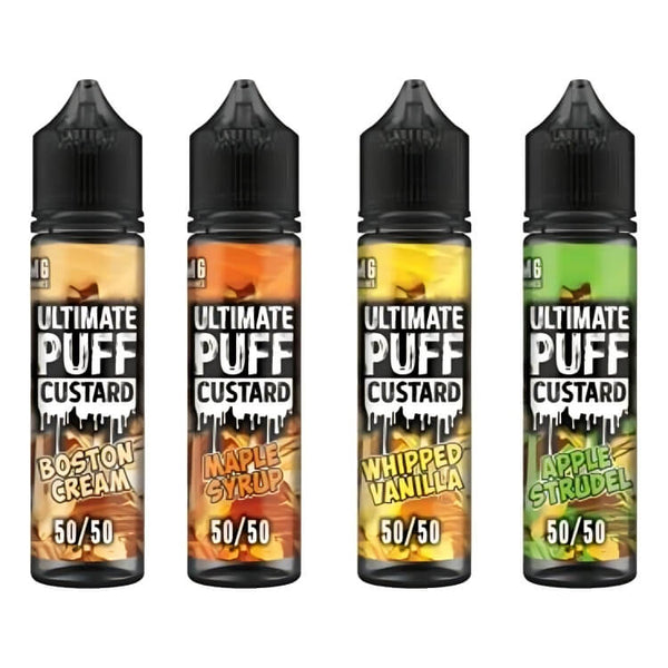 Ultimate Puff Custard 50ml Shortfill - Vapewholesalesupplier