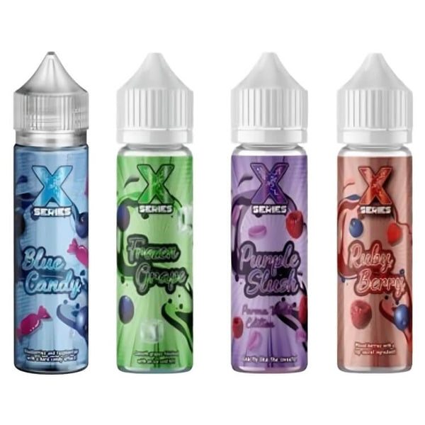 X Series 50ml Shortfill - Vapeareawholesale