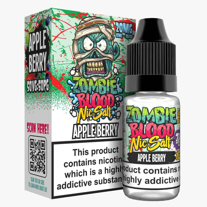 Zombie Blood 10ml Nic Salt - Pack of 10 - Vapeareawholesale