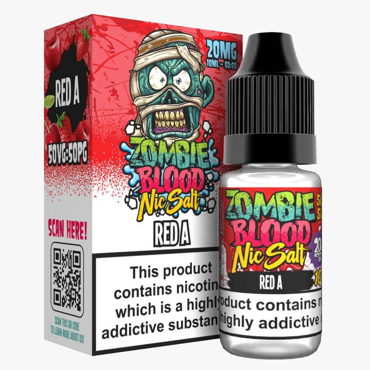 Zombie Blood 10ml Nic Salt - Pack of 10 - Vapeareawholesale